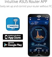 Vista 4 de ASUS RT-AX1800S Dual Band WiFi 6 Extendable Router, Subscription-Free Network Security, Parental Control, Built-in VPN, AiMesh Compatible, Gaming &