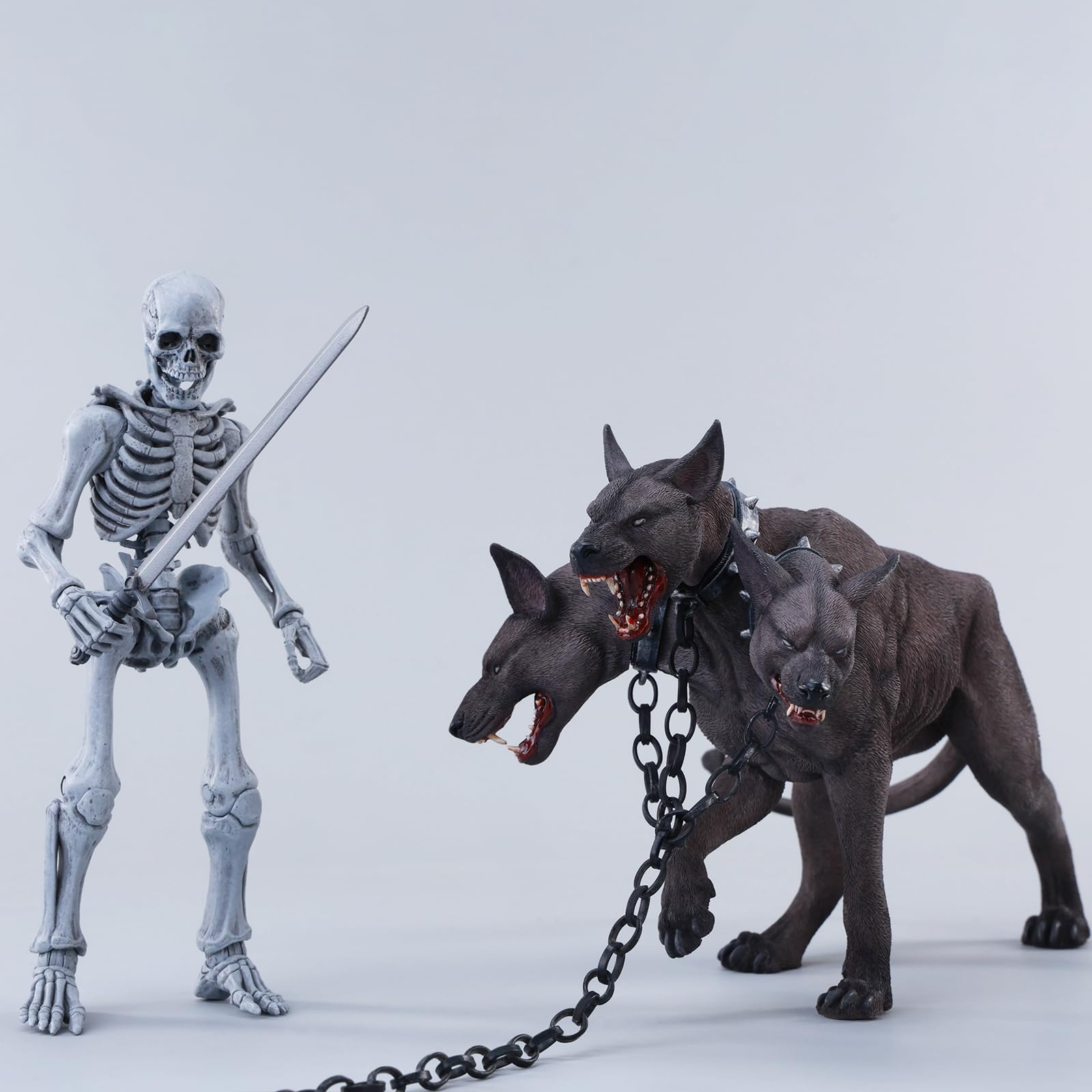 スカルパンダDarkness & Cerberus Amazon.com: JXK MMOS X Cerberus Resin Statue Three-Headed