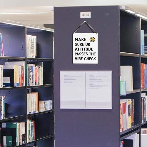 Miniatura 6 de MIOOKISS Divertida decoración de aula de inglés, regalos geniales para profesores de inglés masculinos y mujeres, decoración retro para colgar en la