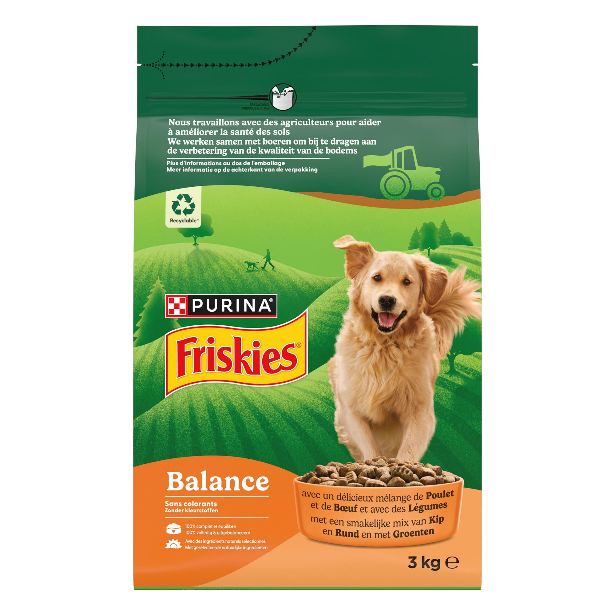 FRISKIES Karma dla psa Waga Kurczak Warzywa 3KG