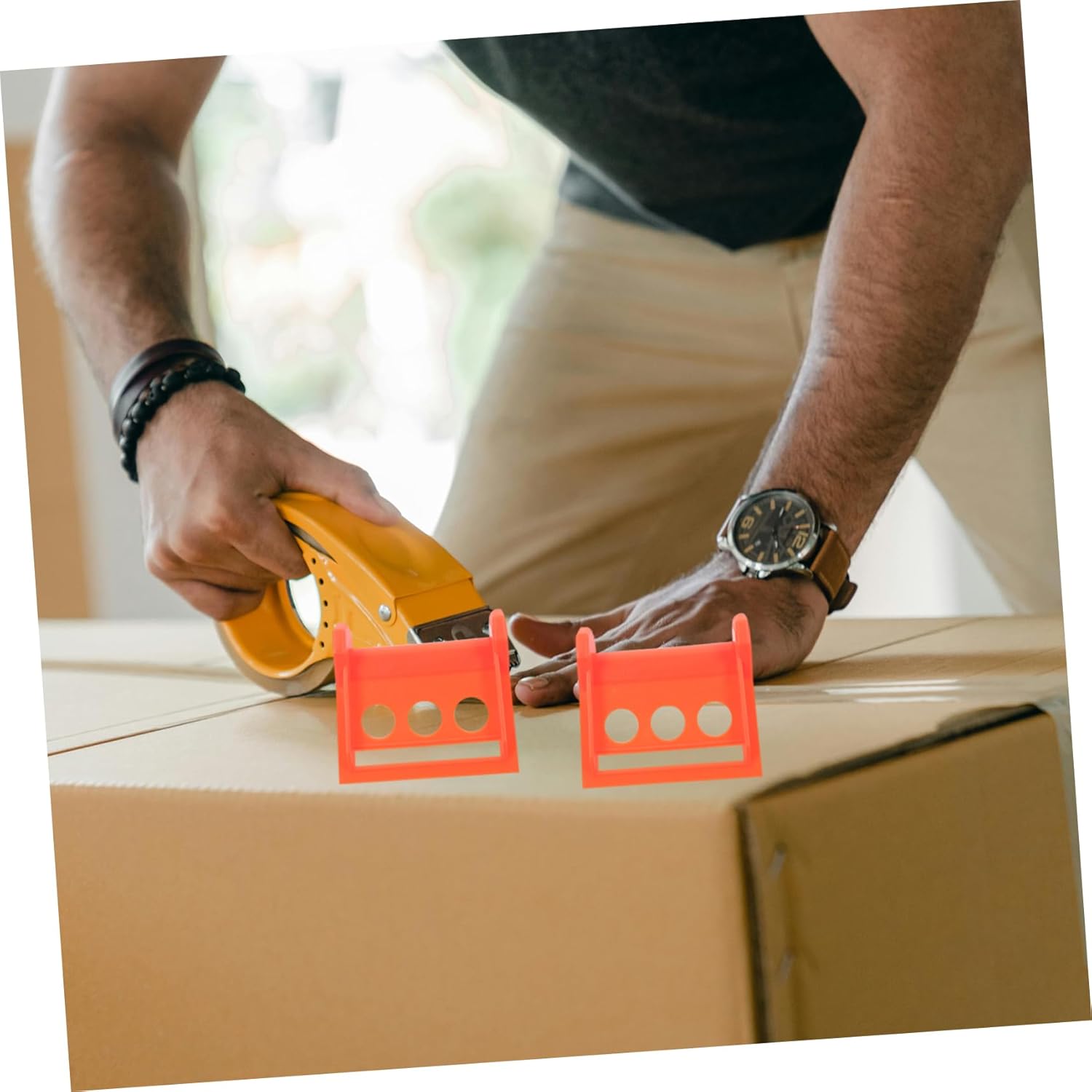 10pcs Heavy Duty Plastic Corner Guards for Cargo Versatile Edge Protectors for Trailers and Moving Robust User-friendly Design for Efficient Loading and Unloading
