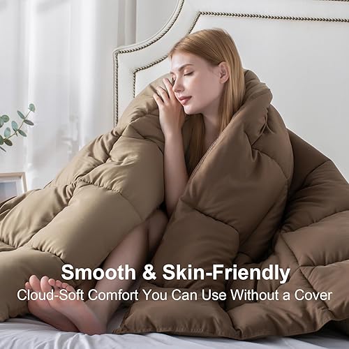 Miniatura 6 de KASENTEX Juego de edredón tamaño Queen  Reversible de doble color  Alternativa al plumón de ganso  Ultra suave, ligero, lavable a máquina, mantiene