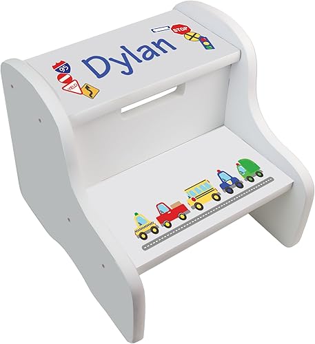Miniatura 1 de Taburete blanco personalizado para autos y camiones