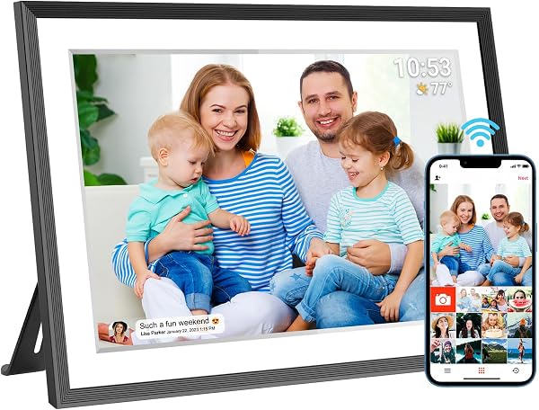 SSA 10.1 Inch Digital Photo Frame with WiFi and Touchscreen