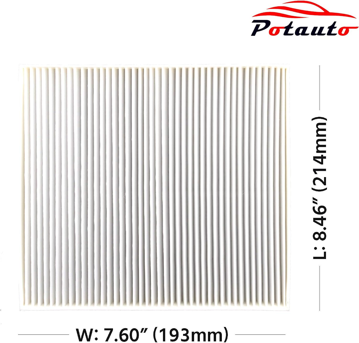 POTAUTO MAP 1039W (CF10729) High Performance Car Cabin Air Filter Replacement for CHRYSLER 200 CIRRUS SEBRING, DODGE AVENGER CALIBER JOURNEY, JEEP COMPASS PATRIOT, RAM 1500