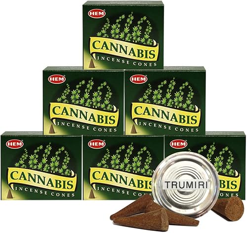 Vista 66 de TRUMIRI Paquete de soporte para cono de incienso con dobladillo de conos de incienso de copal, paquete de 6 (aproximadamente 60 conos)