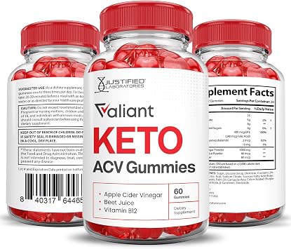 (2 Pack) Valiant Keto ACV Gummies Advanced Formula 1000MG Valant Keto Gummies Apple Cider Vinegar Formulated with Pomegranate Beet Juice Powder B12 Vegan Non GMO 120 Gummys
