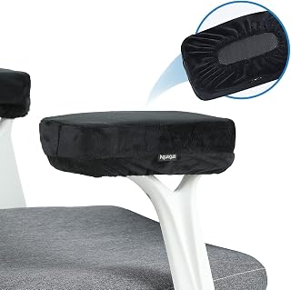 Ergonomic Office Chair Armrest Pads，New Upgrade Does Not Collapse Memory Foam，Ease Elbow & Arm Pressure,Suitable for Office Chair and Game Chair Armrest Cushion Pillow(2 Piece Set)