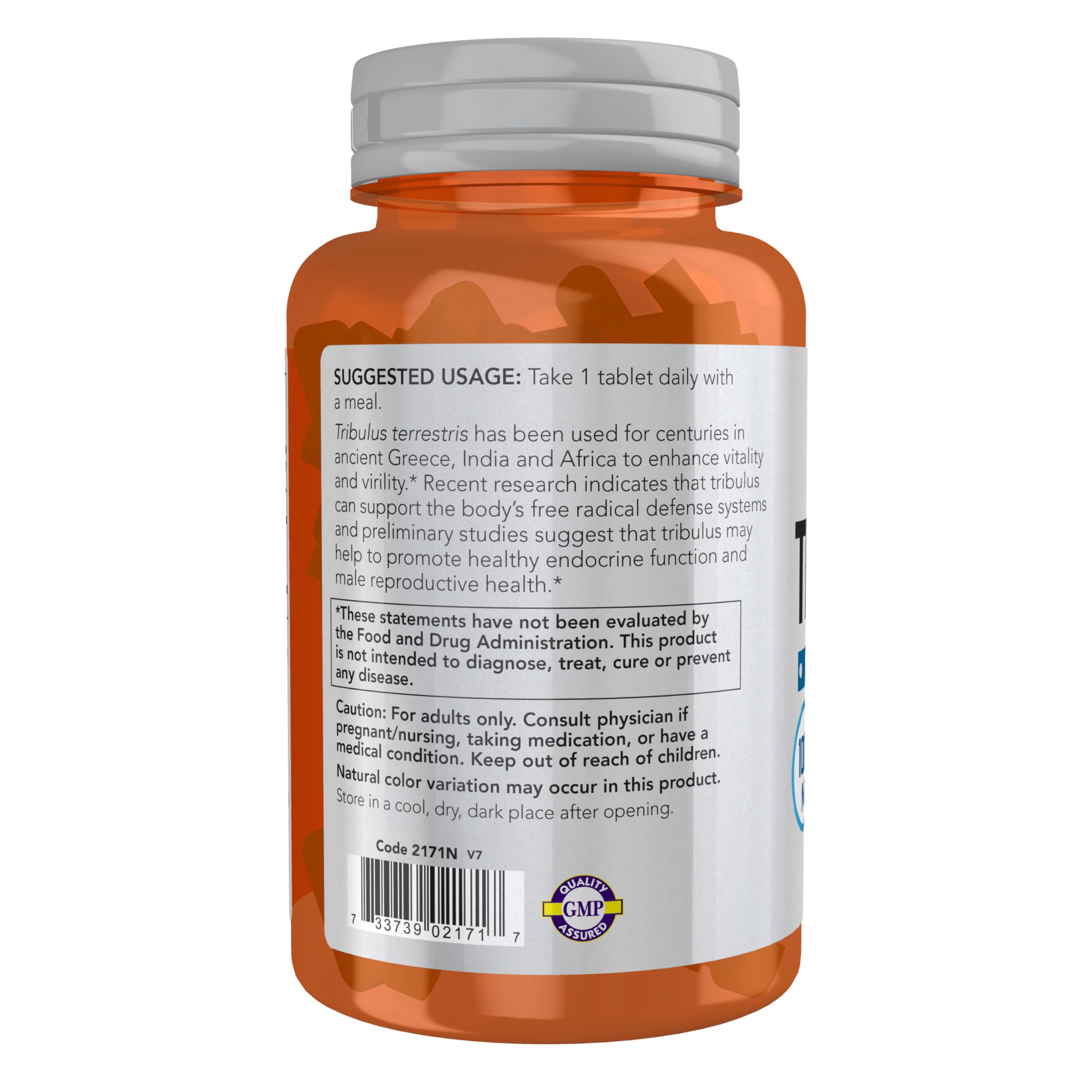Now Sports, Tribulus 1,000 mg, Double Strength, Men's Health, 90 Tabs — Amazon image 3