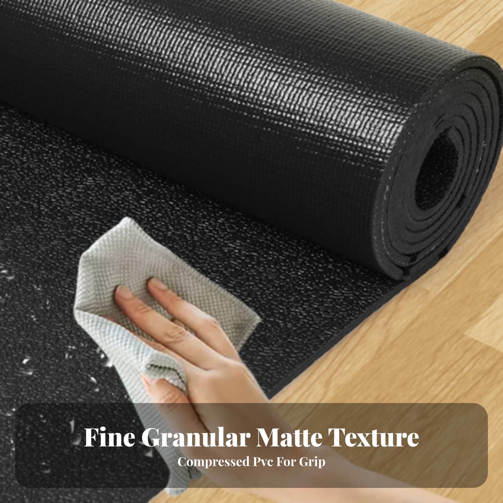 Alfombrilla de Cinta de Correr Antideslizante Colchoneta de Ejercicio Esterilla Protector Suelo PVC Absorbe Impacto Impermeable Fácil de Guardar