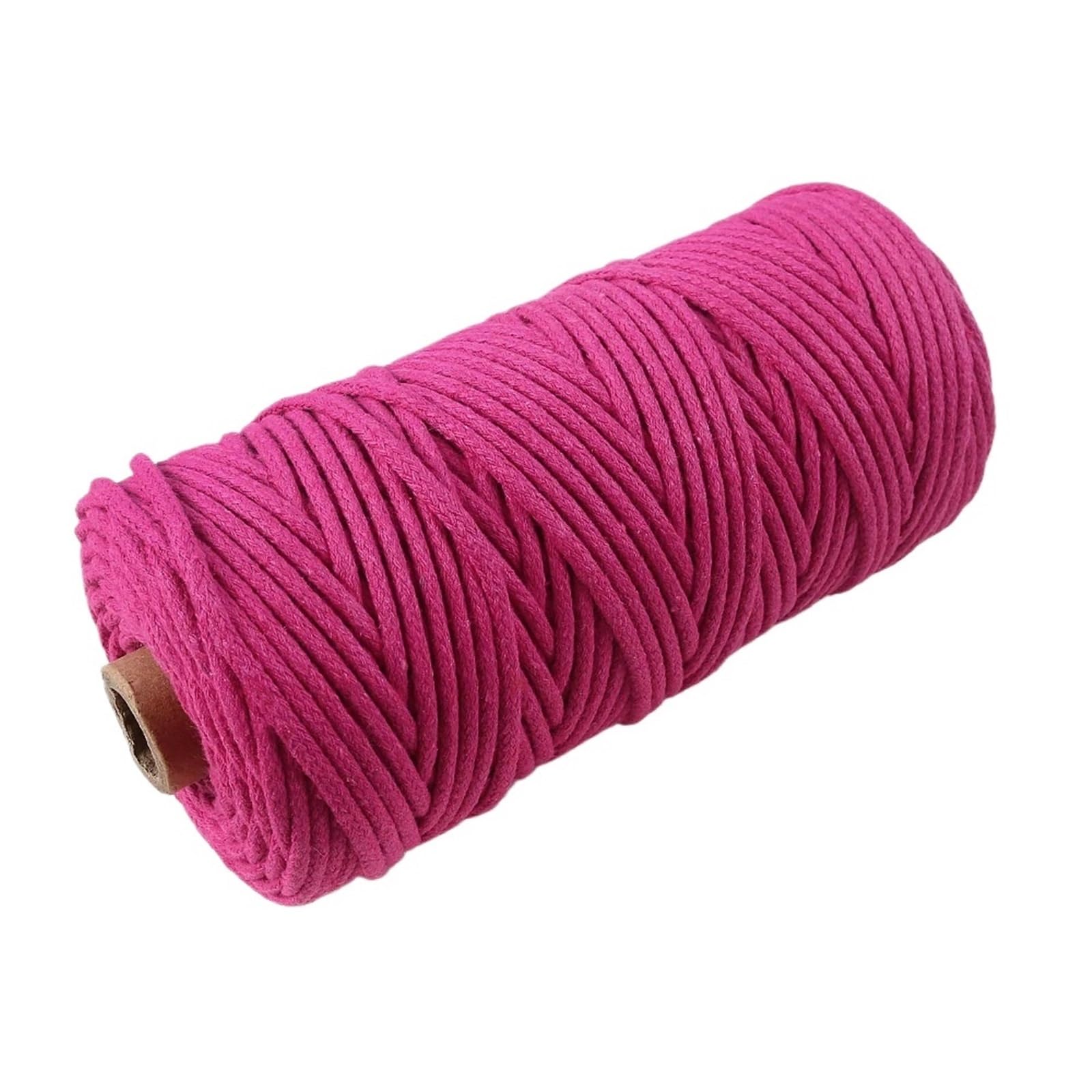 Cotton Macrame Cord 10m 3.0mm Colored Cotton Thread Braided Rope Diy Bracelet Necklace Key Chain Make Ropes Jewelry Making Materials(Color20)
