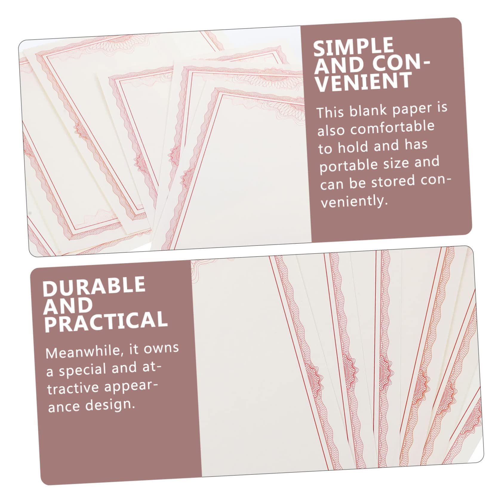 18hojas Papel Para Graduación Papel Imprimible Para Diplomas y Certificados De Honor Para Escolar y Premios Paquete