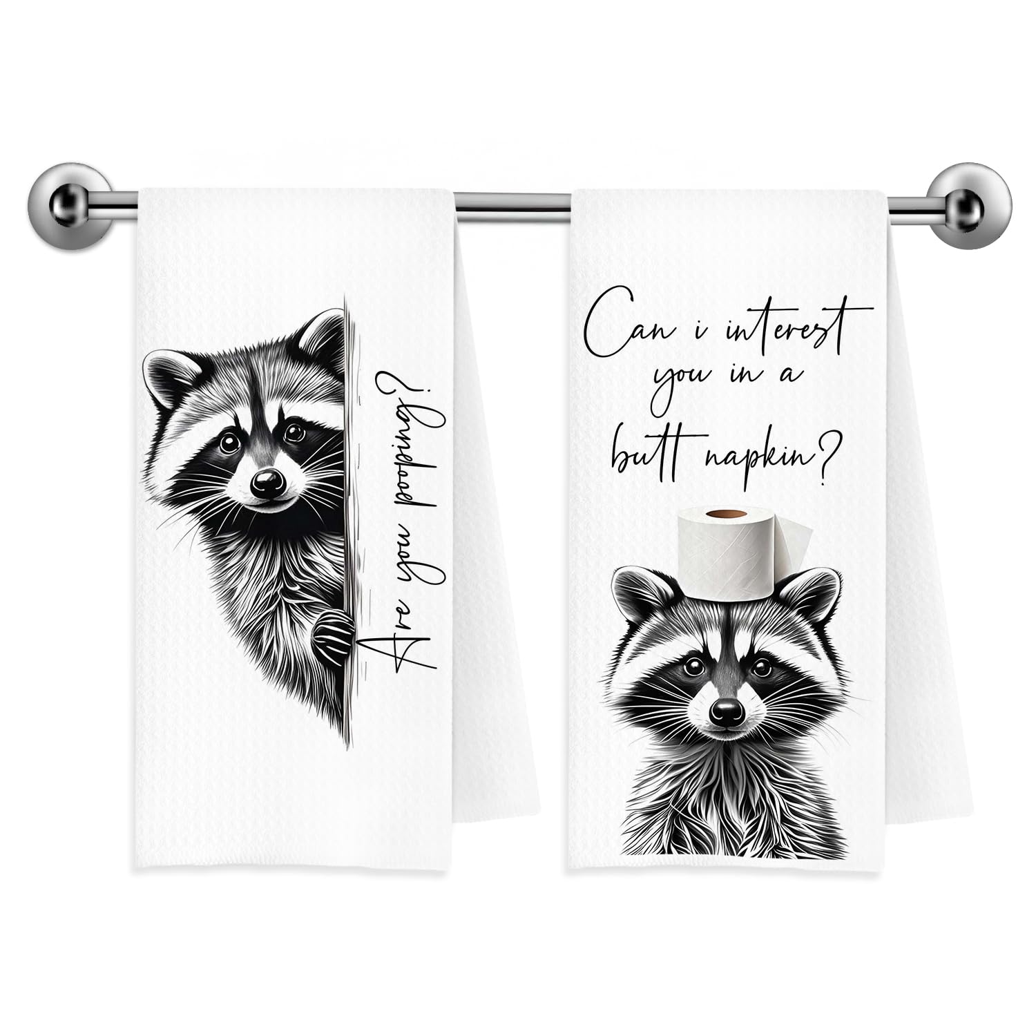 Photo 1 of **DACHSUND NOT RACCOON**



SIMILAR TO Trenstise Funny Dachshund Dog Hand Towels, Dachshund Bathroom Decor, Weiner Dog Decorative Hand Towels for Bathroom Washroom Restroom Toilet, 16x24 Inch Set of 2