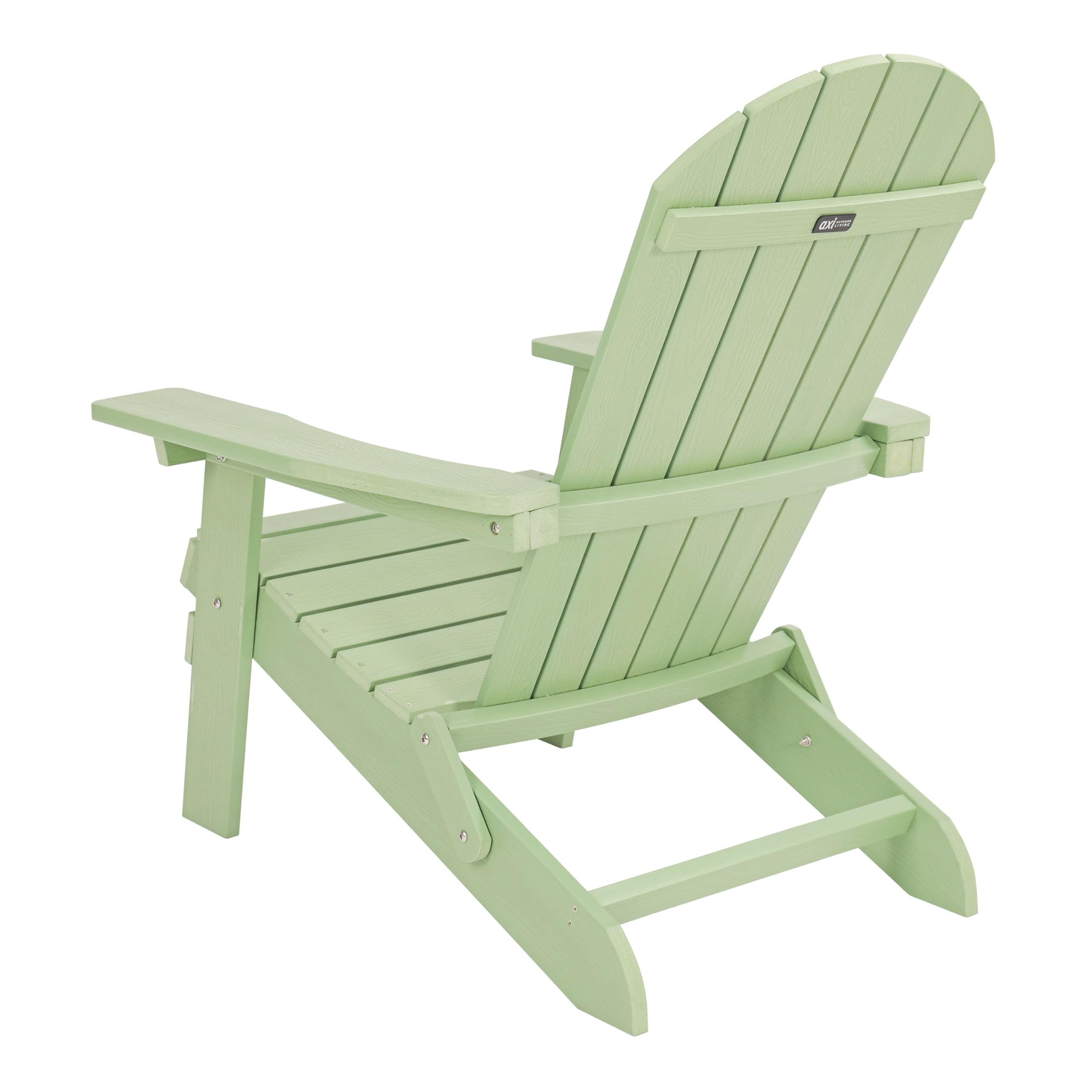 AXI Claire Adirondackstuhl aus Kunststoff in Pastellgrün | Gartenstuhl/Loungestuhl/Adirondack Stuhl/für 1 Person mit Armlehnen & hoher Rückenlehne | 84,5 x 77 x 95,5 cm
