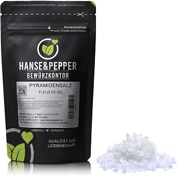 250 g pyramid salt fleur de sel pyramid salt pyramid flakes finger salt