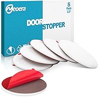 Vista 11 de Neoera - Tope para puerta de pared de goma suave redonda, protector de pared de silicona, 9.8 pies, autoadhesivo para puerta