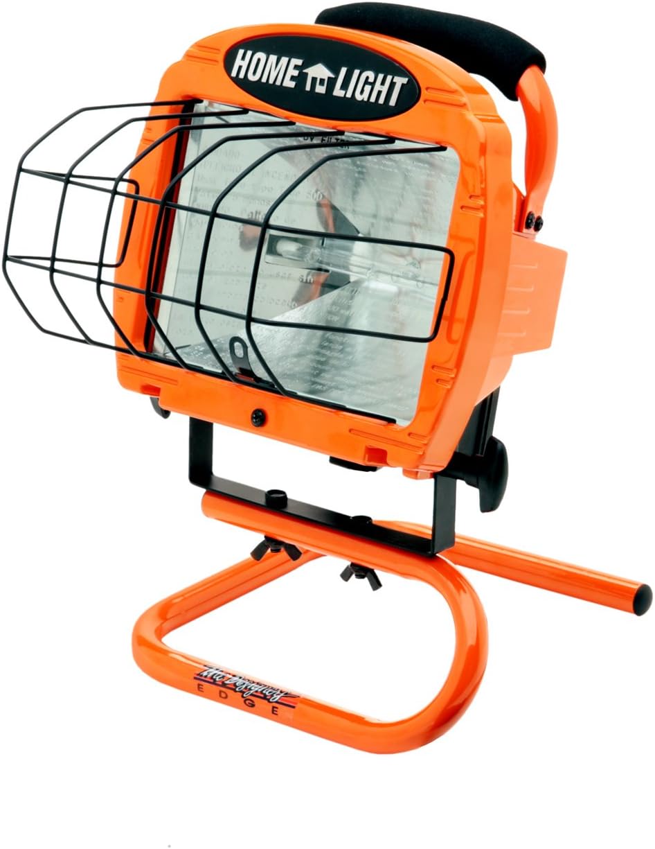 Woods L-33 500-Watt Halogen Portable Worklight with Switch, Red