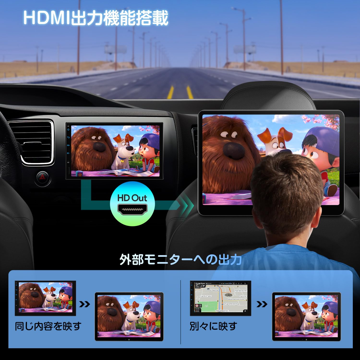Amazon.co.jp: XTRONS 2din カーナビ 7インチ Android14 一体型ナビ