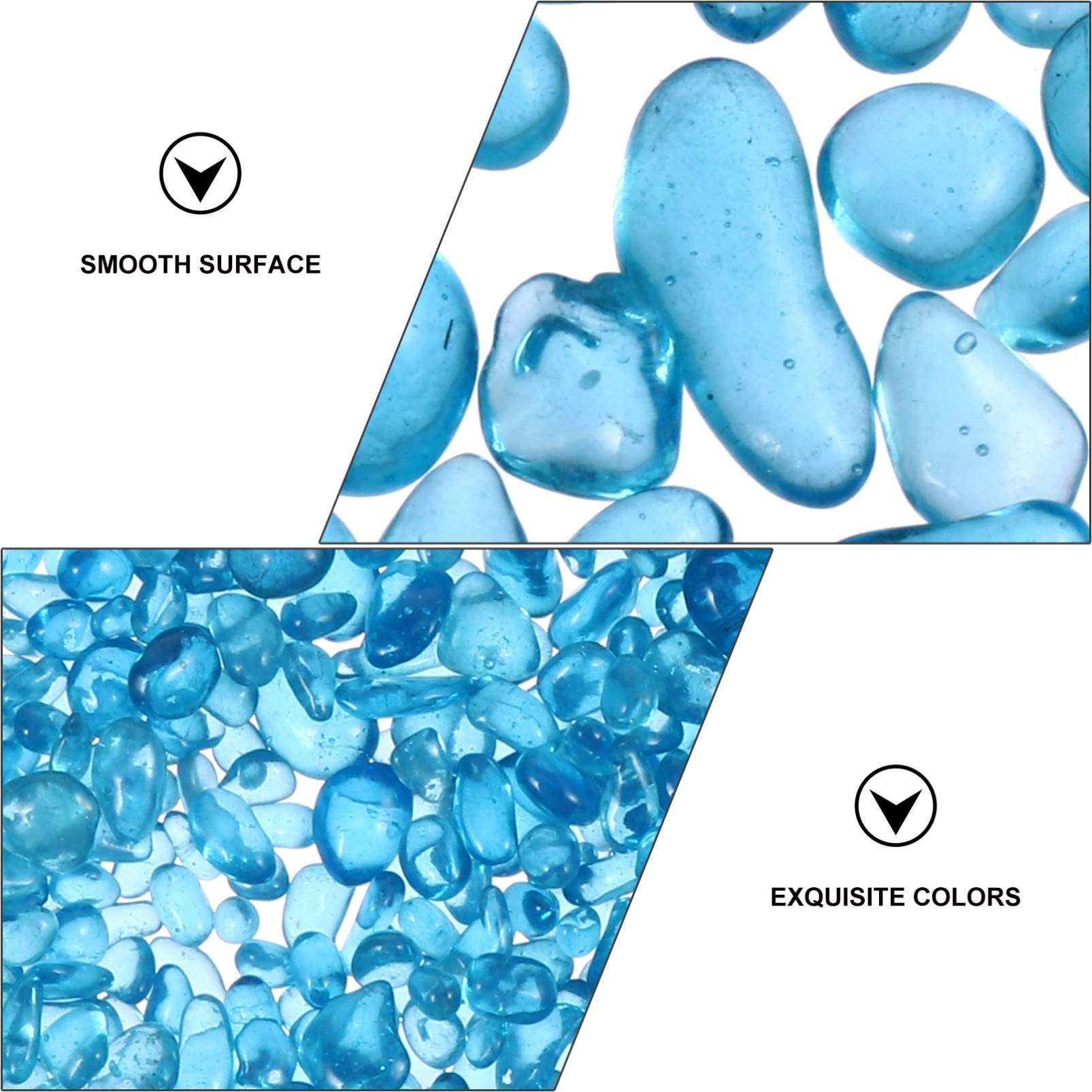 POPETPOP Gravier pour aquarium - Pierre décorative pour aquarium - Pierre de sable décorative