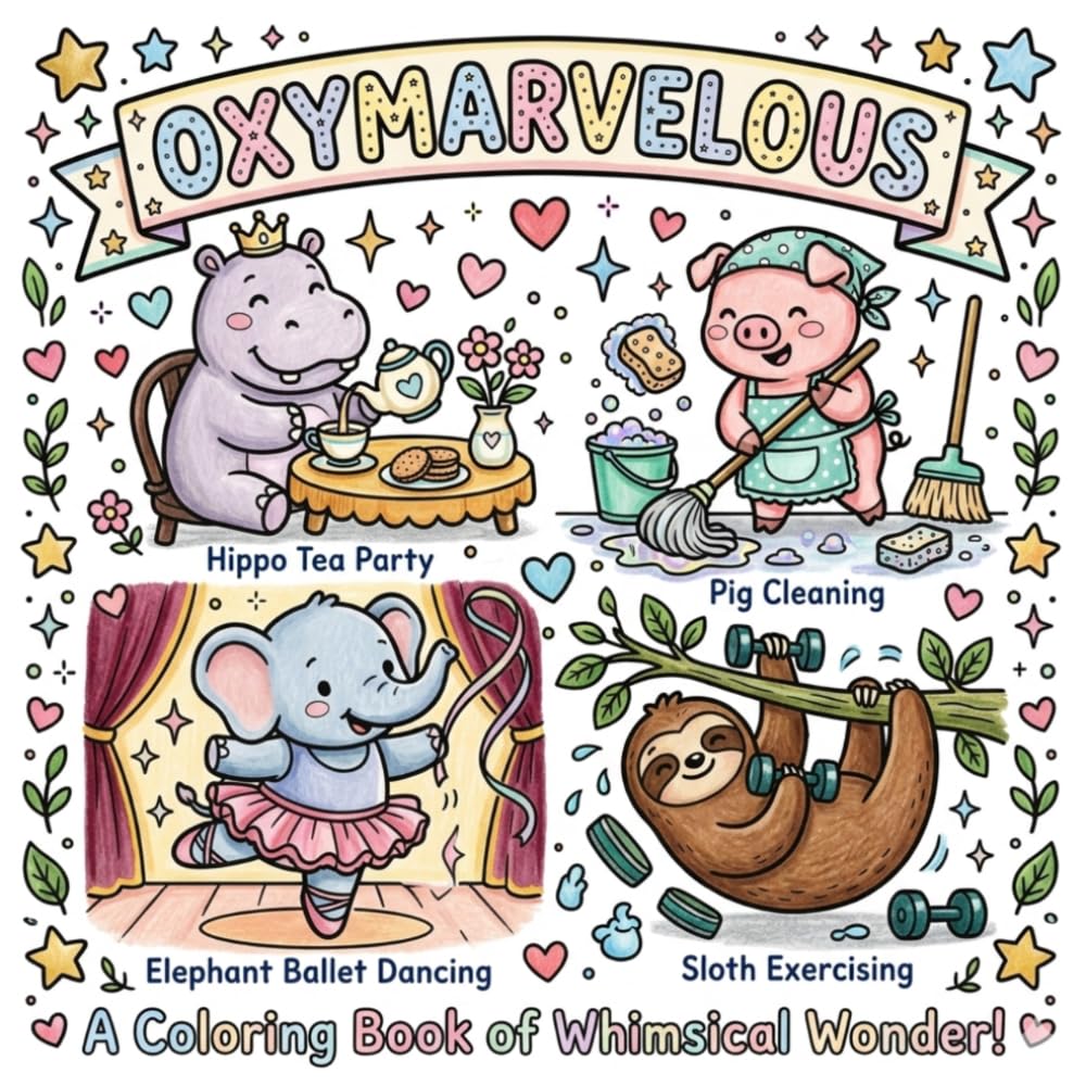 OxyMarvelous: An Unexpected Coloring Book