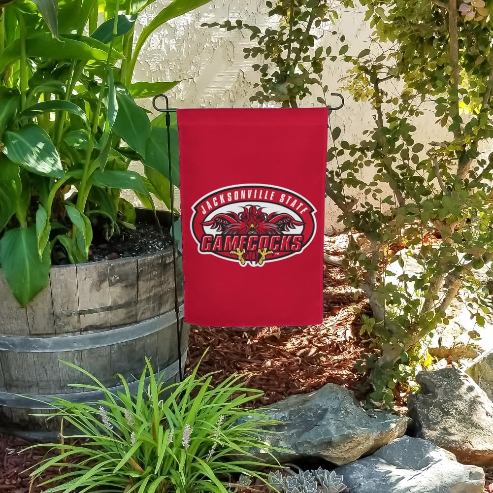 Jacksonville State University Primary Logo Garden Yard Flag - Image 4