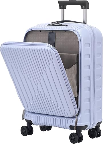 Miniatura 26 de Maleta Kaleenie ABS+PC 080 de 20 y 29 pulgadas, Azul oscuro, 16 pulg., Negocios Azul oscuro,Negro,Gris-oscuro,Blanco leche,Gris,Lila