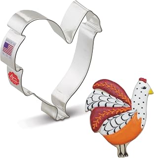 Rooster Cookie Cutter 4" Made in USA by Ann Clark