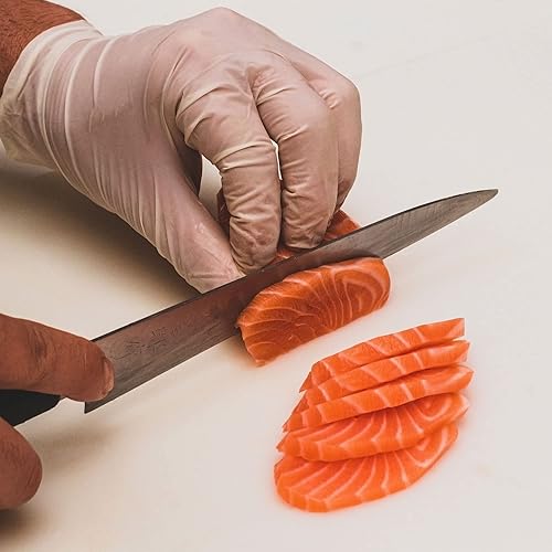 Miniatura 47 de BambooMN Cuchilla china - 8.5" hoja lisa mango plateado - 1 cuchillo Cuchilla lisa mango plateado