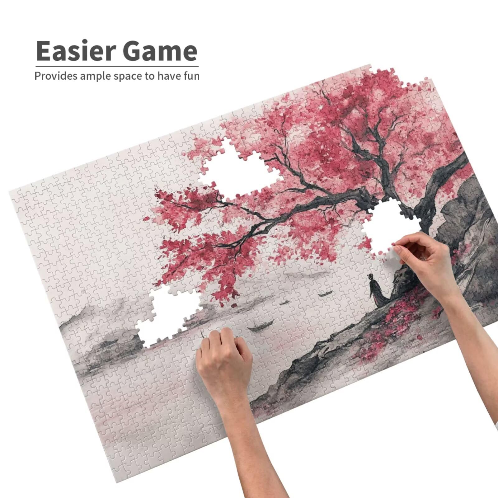 Puzzles Árbol 2000 Adultos, Puzzle Lago 2000 Piezas Adecuado para Principiante, Juegos Divertidos/Coloridos Entretenimiento Familiar, Pasatiempos Creativos Adultos Mujer Decoracion Regalos 1T-148
