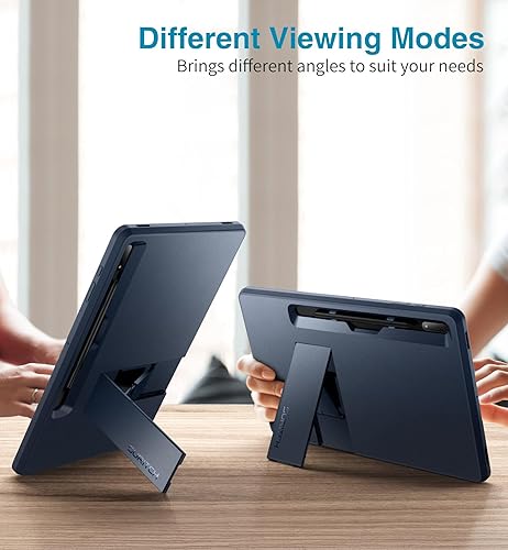 Miniatura 3 de SURITCH Funda resistente para Samsung Galaxy Tab S8 Ultra de 14.6 pulgadas 2022, protector de pantalla integrado de cuerpo completo, resistente, a