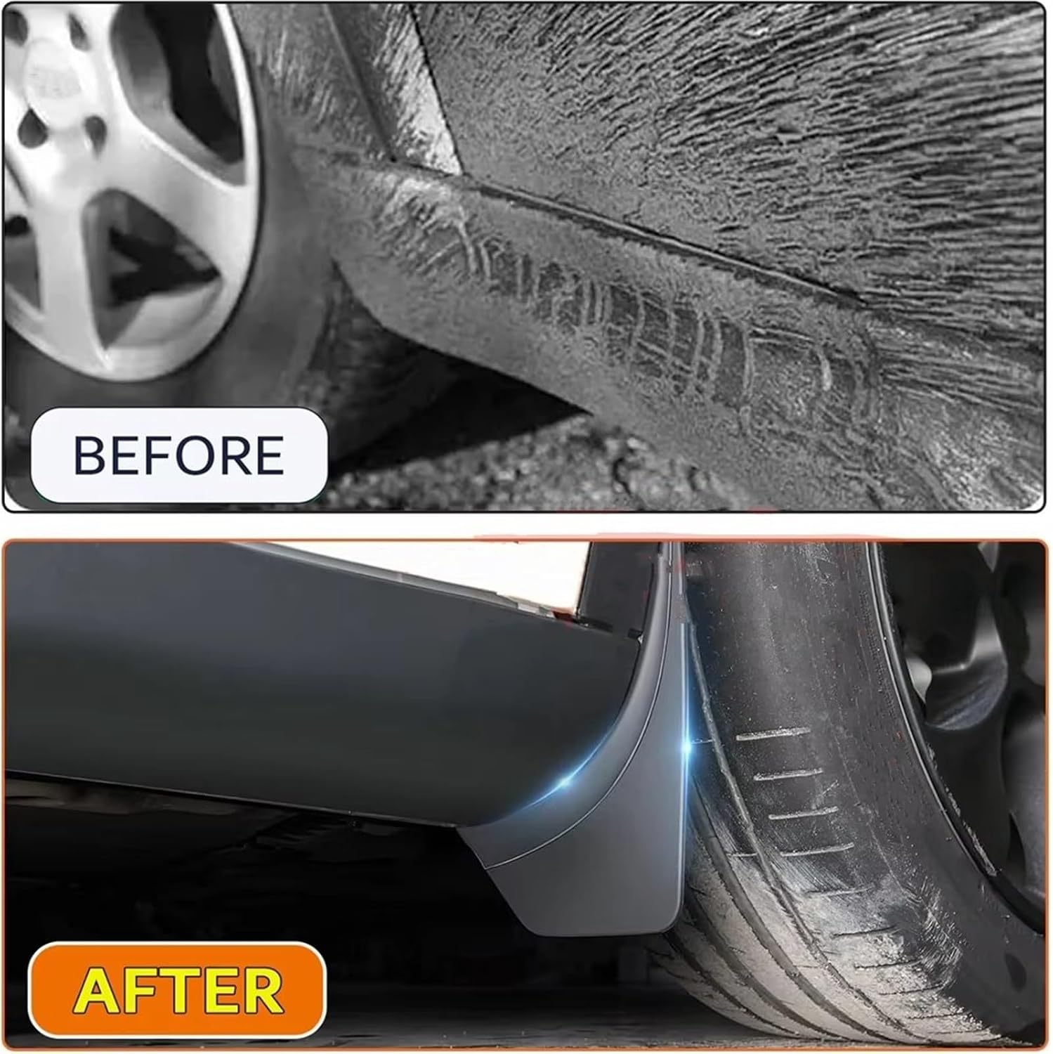 mudflaps for Tesla for Model 3 Y 2025 2026 Mud Flaps Tire Splash Guard All Weather Car Mudflap Accessories