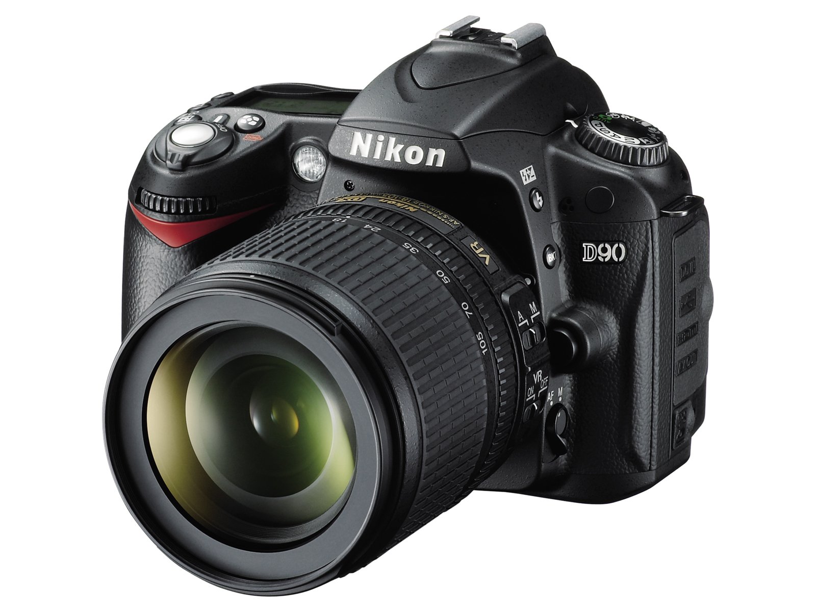 Nikon D90 Digitale Spiegelreflexkamera 12.9 Megapixel 5.8x Zoom schwarz