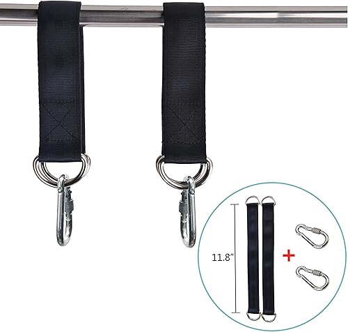 Miniatura 3 de KINSPORY Columpio para niños pequeños, cadenas de hierro recubiertas de 59 pulgadas, columpio para bebé, columpio para exteriores, respaldo alto,