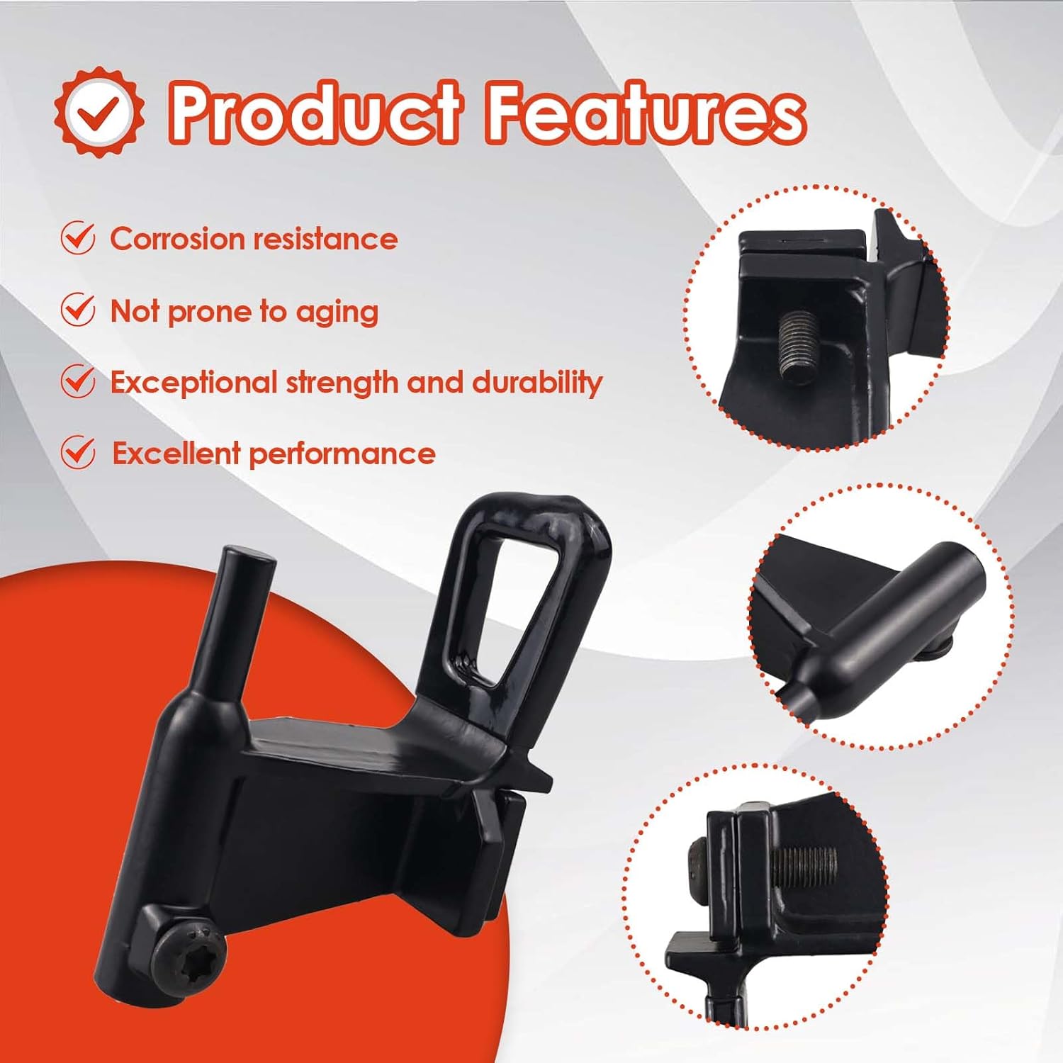 Heavy Duty Coupe Rear Hatch Vent Latch Compatible with C4 1984-1996 Corvette, 84 Through 96 Chevy Corvette, 600298 25-121942-1