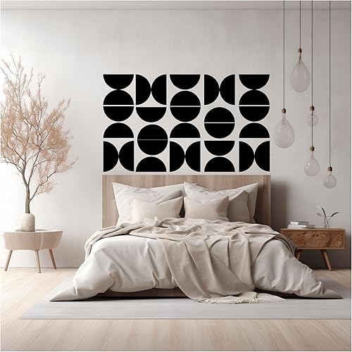 Miniatura 2 de MINICK Calcomanías para despegar y pegar, calcomanías de pared ultra grandes de 6.5 x 13 pulgadas, paneles de pared de vinilo duraderos, adhesivos