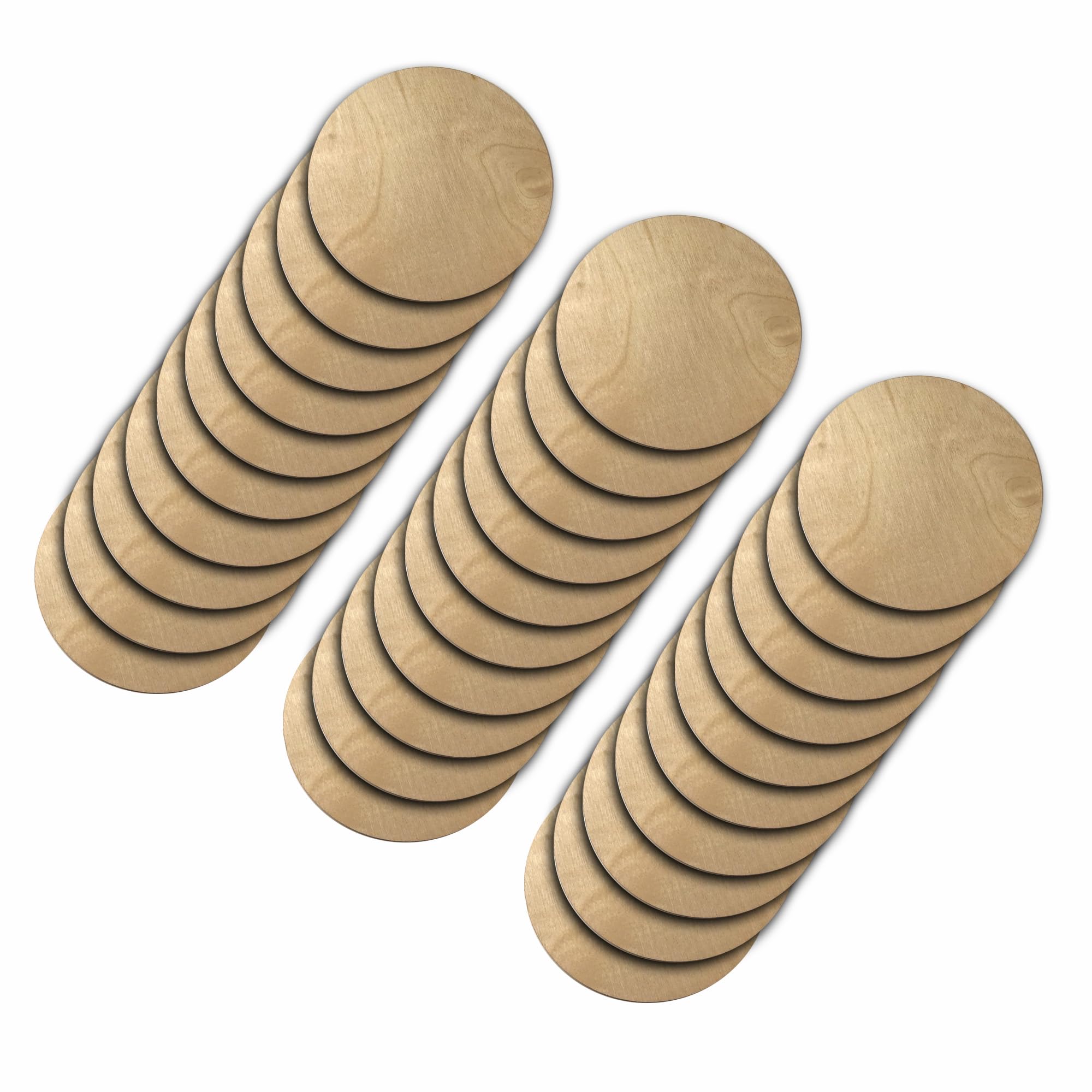 Stong & Thick, Made in The USA, Unfinished Square Blank Wood Pieces, Coasters, Trivet, Pyrography, Painting, Writing, Kids Arts and Crafts,