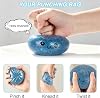 Squishy Glitter Dumpling Toy - 1 PC Bao Bun Squishys with Steamer Box, Squishy Dumpling Toys, Squishys Fidget Toys, Portable Stress Relief Squeezing Toy for Anxiety Stress Relief (Pink)