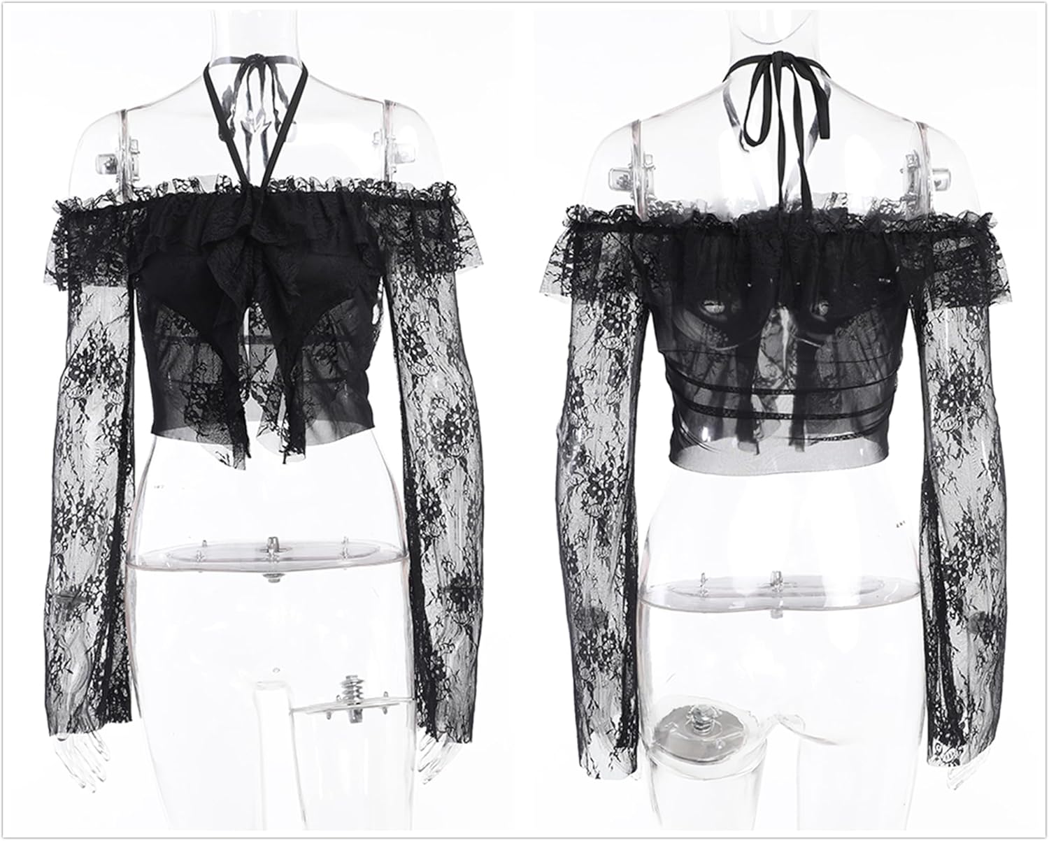 Goth T Shirt Y2K Rave Streetwear Party Gothic Tee Shirts for Women - Image 4