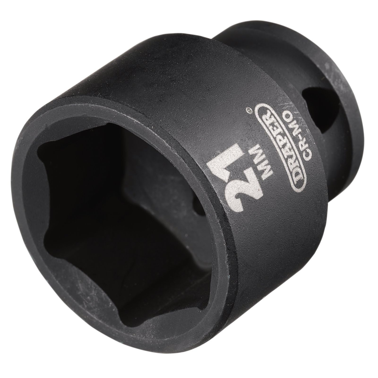 Draper Black Hi-Torq® Metric Impact Socket 3/8In Sq. Dr. 21Mm Pk 1 20169