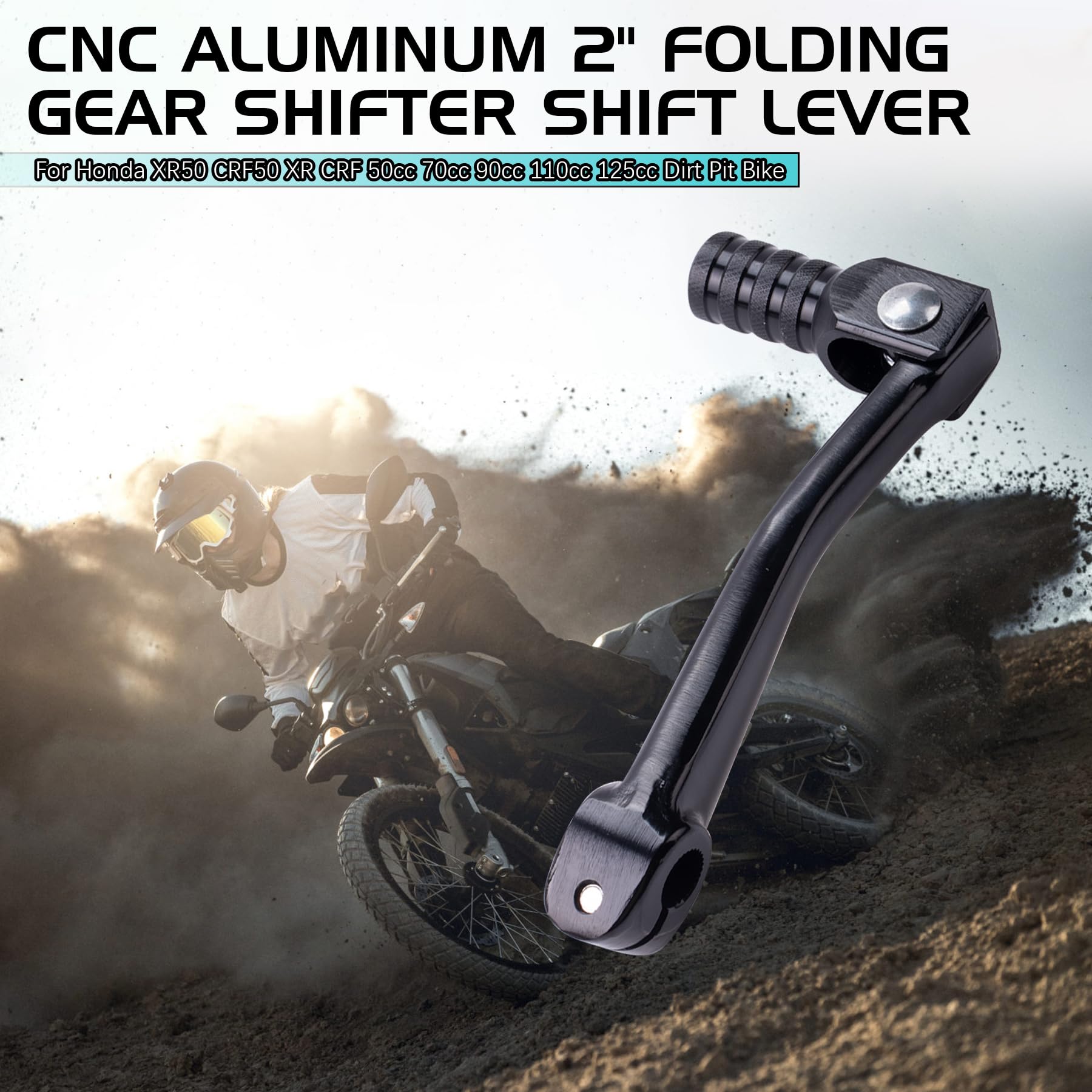 Folding Gear Shifter Aluminum Dirt Bike Shift Lever Compatible With XR50 CRF50