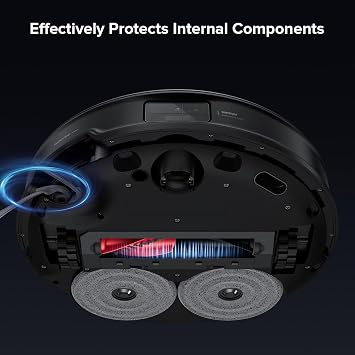 roborock Main Brush Cover for Saros 20, 20X and 10R Robot Vacuums | Also Fits Saros 10, Qrevo S5V, Qrevo Curv, Qrevo Edge S5A and Qrevo Edge; Durable, Precision Fit and Easy to Replace
