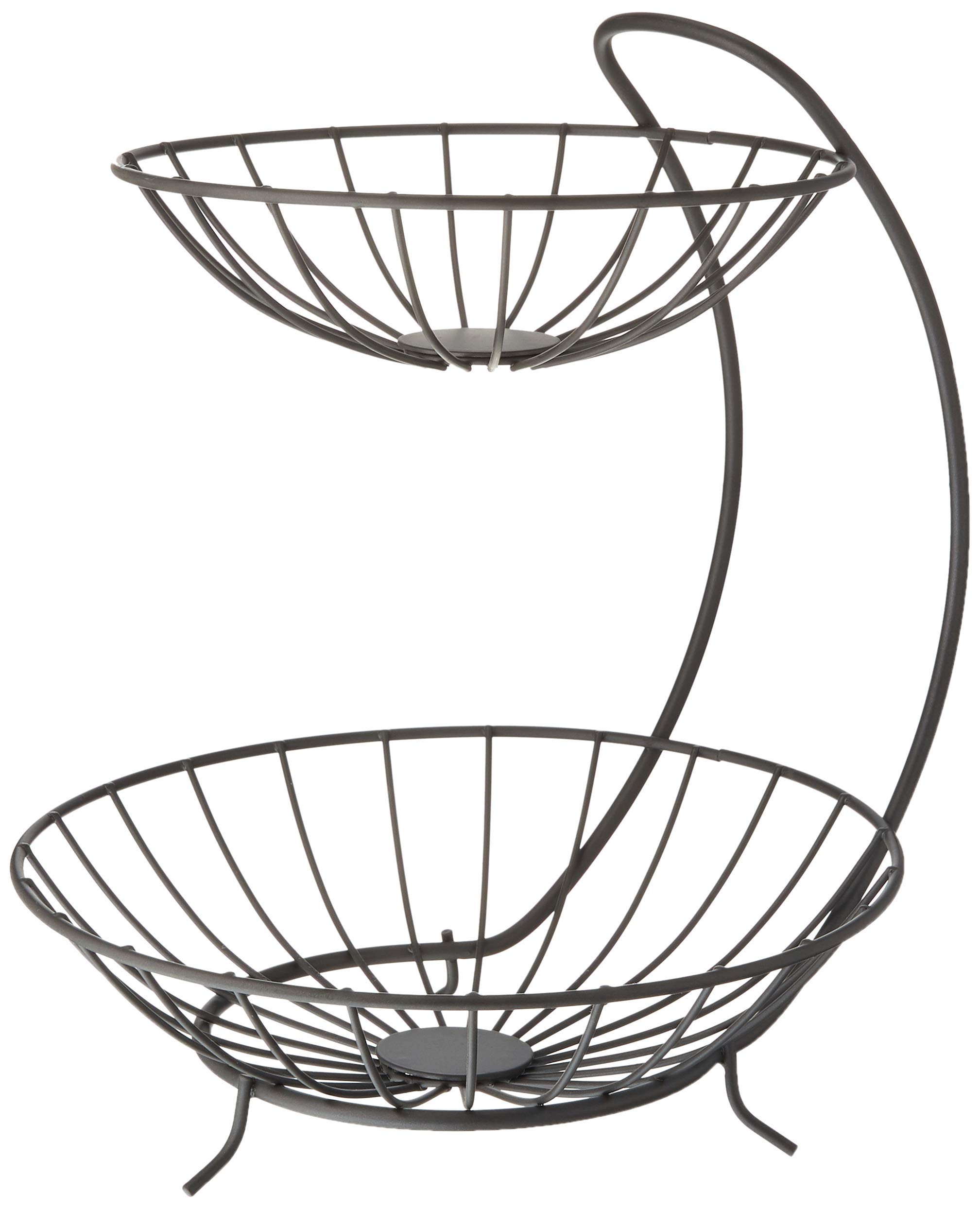 Spectrum DiversifiedYumi 2-Tier Server, One Size, Industrial Gray