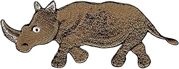 Rhino Iron-On Patch Iron-On Patch Size 12 x 4.5 cm