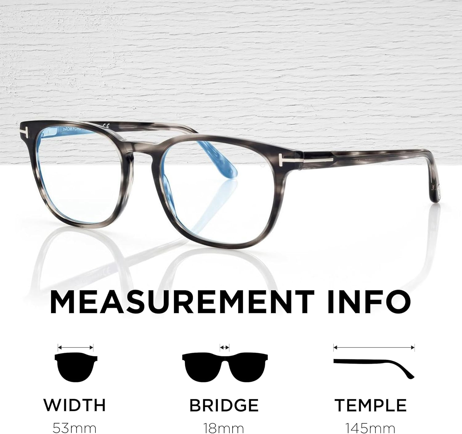 Tom Ford FT5868-B Square Shape Eyeglass Frame With Luxury Eyewear Kit - Image 4