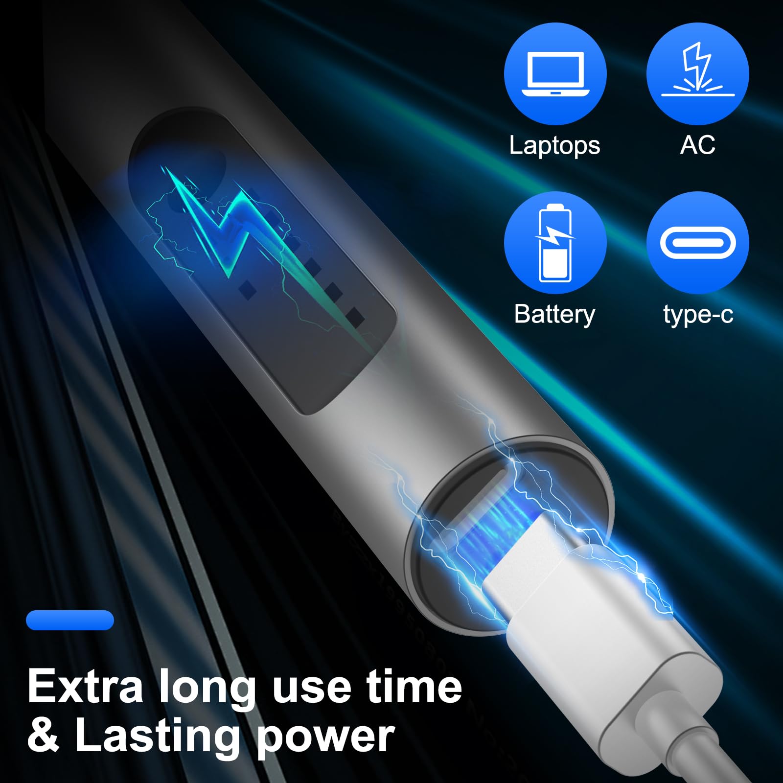 Euakee Stylo de Gravure Rechargeable USB, Mini Graveur électrique Bricolage Outils Rotatifs sans Fil, Outil de Gravure Portable pour Bijoux Bois Métal Pierre Plastique Gravure sur Verre