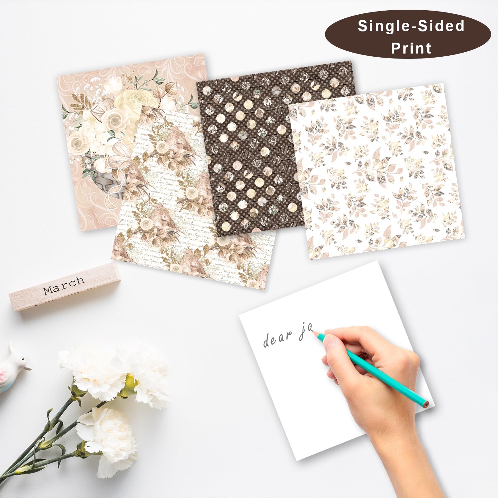 20 Folhas De Cartão Craft 8,5x11 - Papel Scrapbook E Enchimento Para Envios