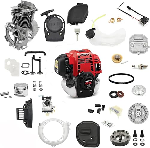 Miniatura 4 de Gx50 cepillo cortador 9 en 1 cadena setos Trimmer motosierra cultivador cortacésped desbrozadora de gasolina