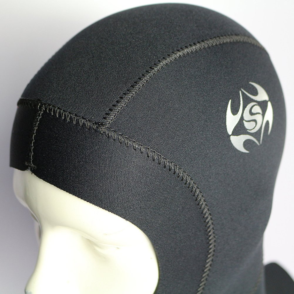 Neoprenanzug Tauchhaube, belüftet, 3 mm, für Herren und Damen, Wassersport-Kappe, warm, bequem, zum Schnorcheln, Surfen, Tauchen, Kajakfahren, Schwimmen, Segeln, Kanufahren