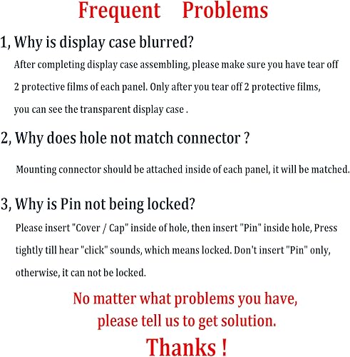 Miniatura 6 de Vitrina de acrílico transparente para Lego 10262 10265 10304 42123 - Funda para [Aston-Martin-DB5/Ford-mustang/Camaro-Z28/McLaren-Senna-GTR] -