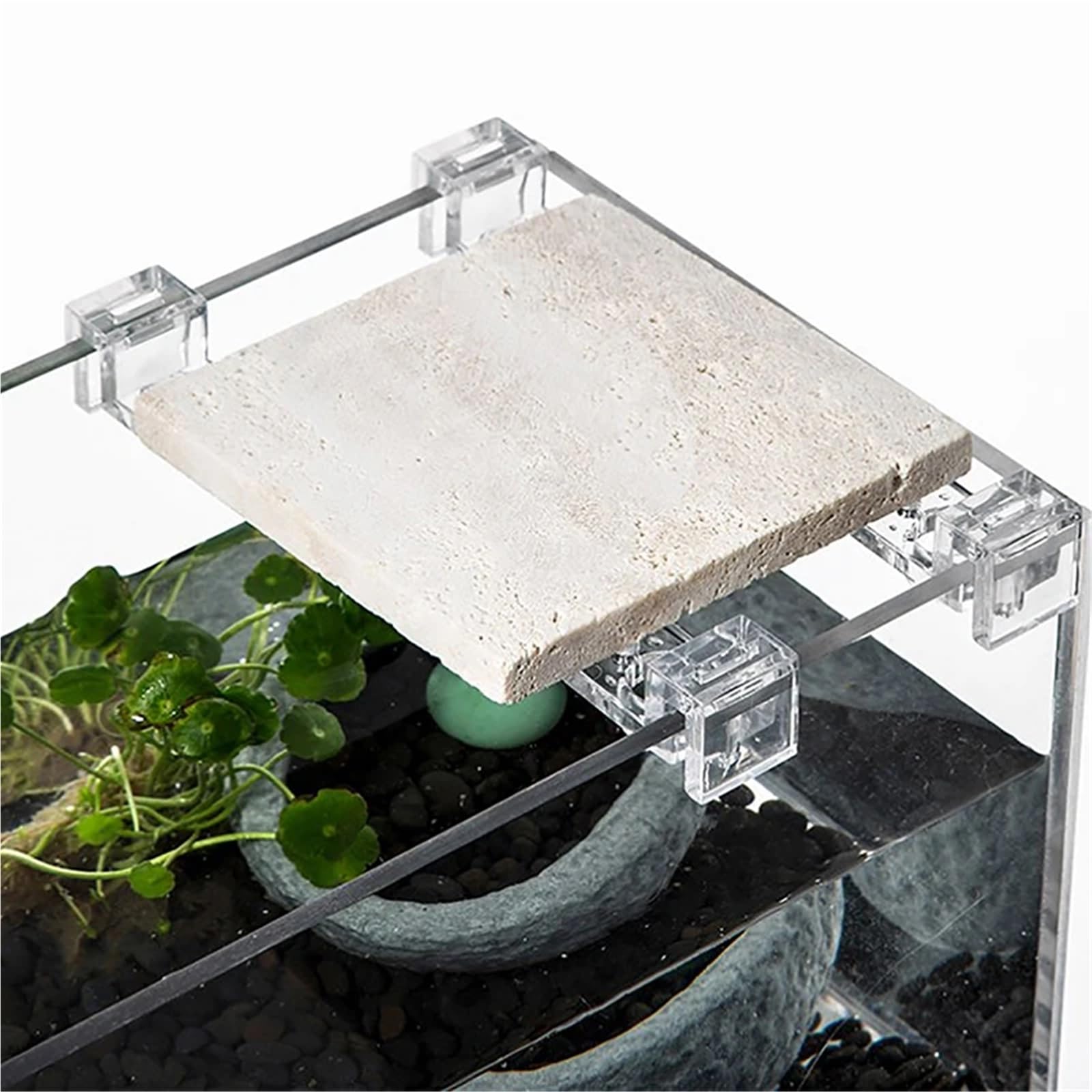24 Stück Acryl-Klemmen für Aquarien, stabile Unterstützung für Aquarium-Deckelabdeckung